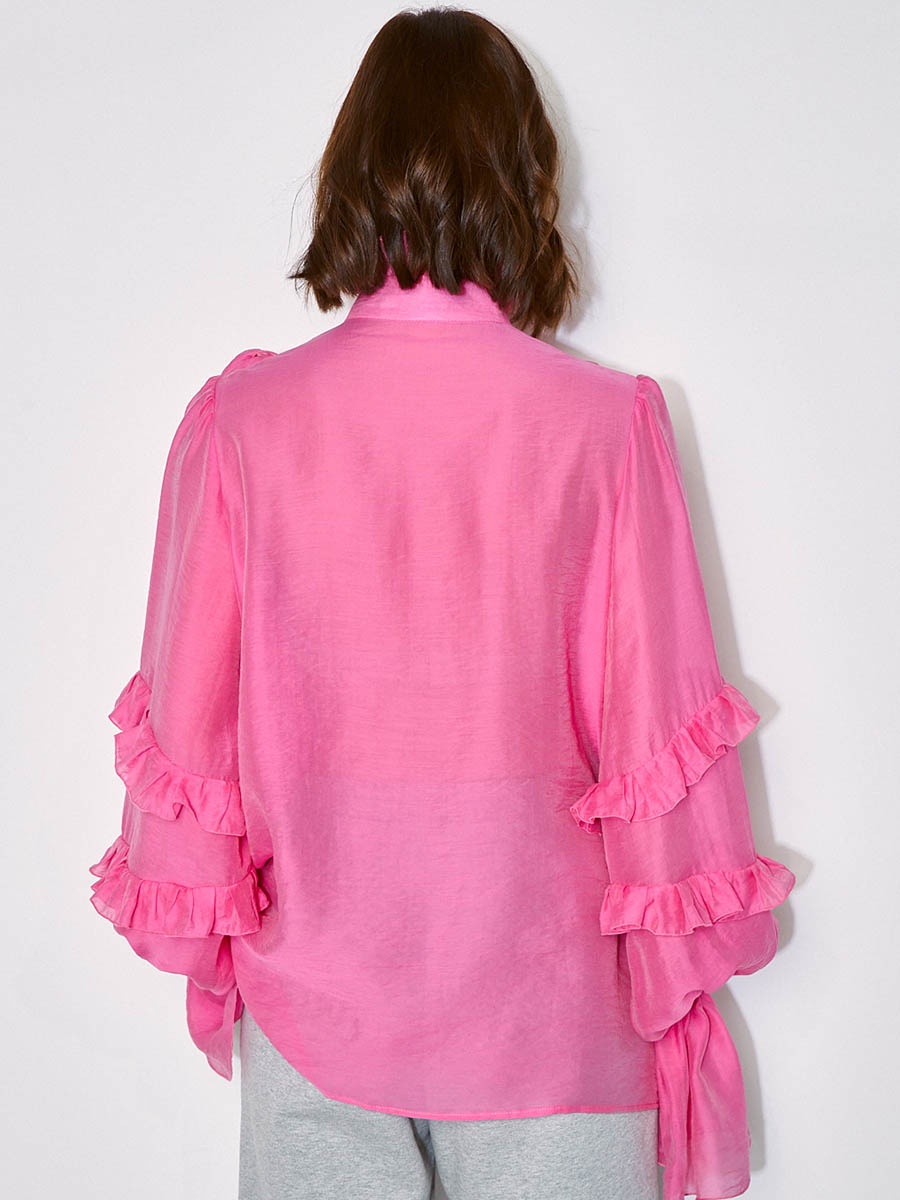 Блуза розовая 