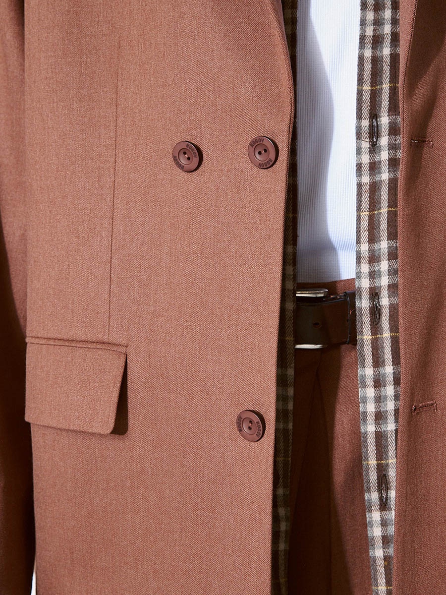 Пиджак коричневый