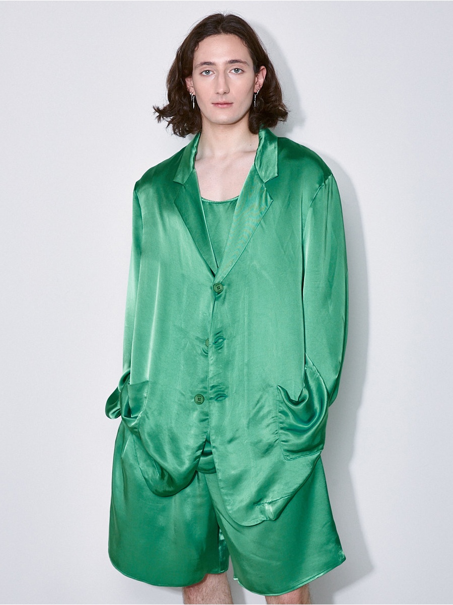Пиджак зелёный 