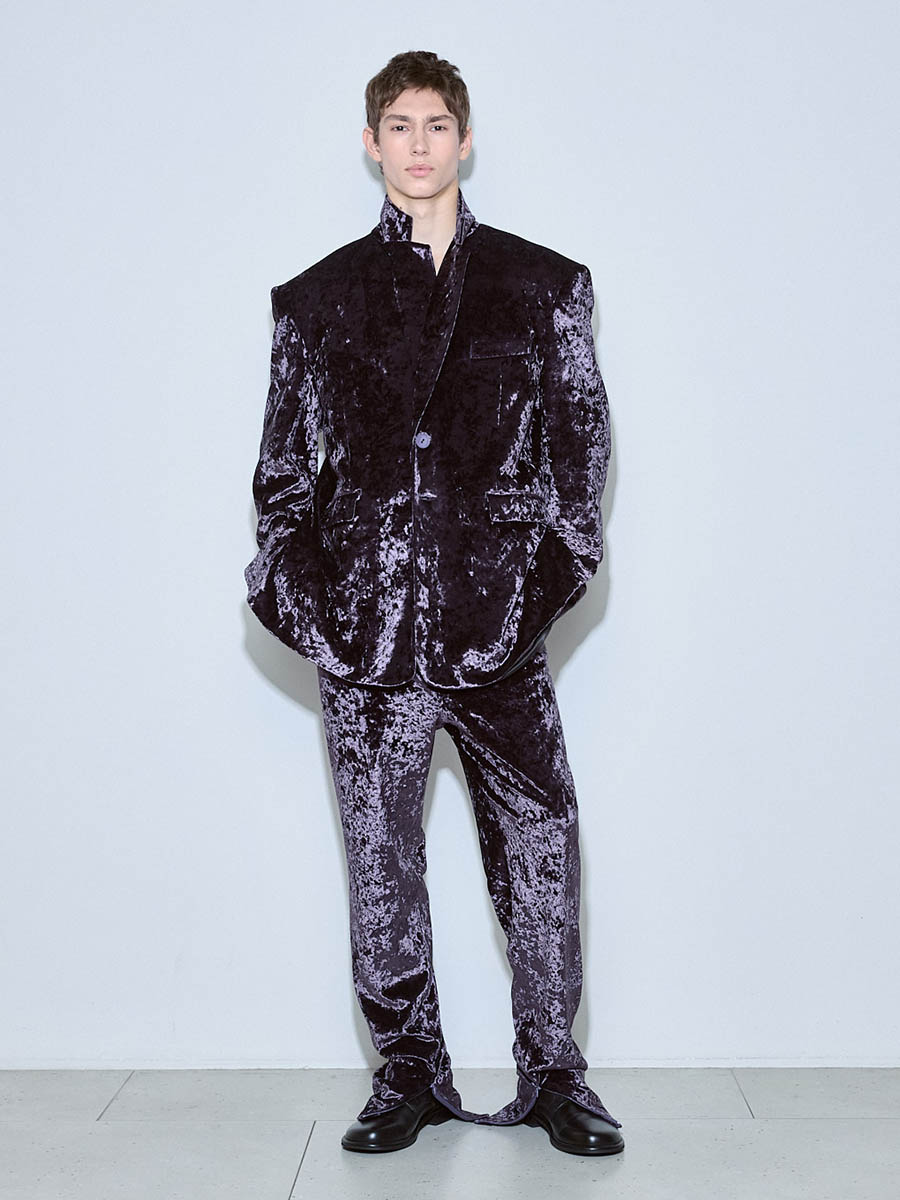 Брюки сирень 