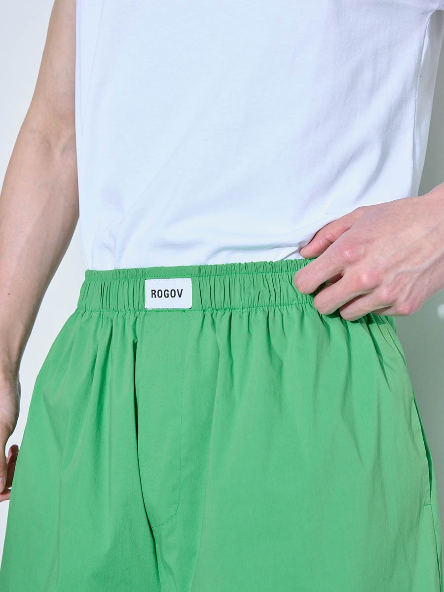 Шорты зеленые на подкладе