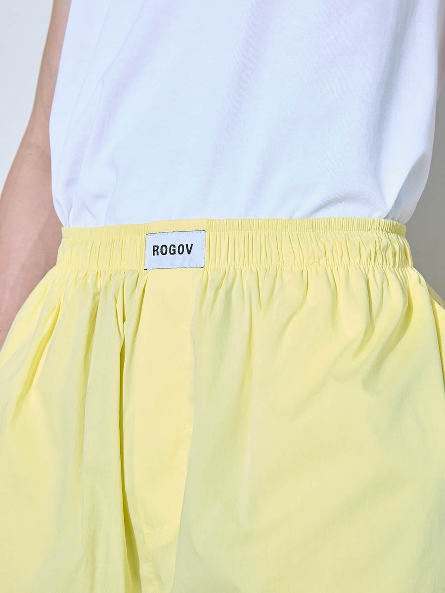 Шорты желтые на подкладе