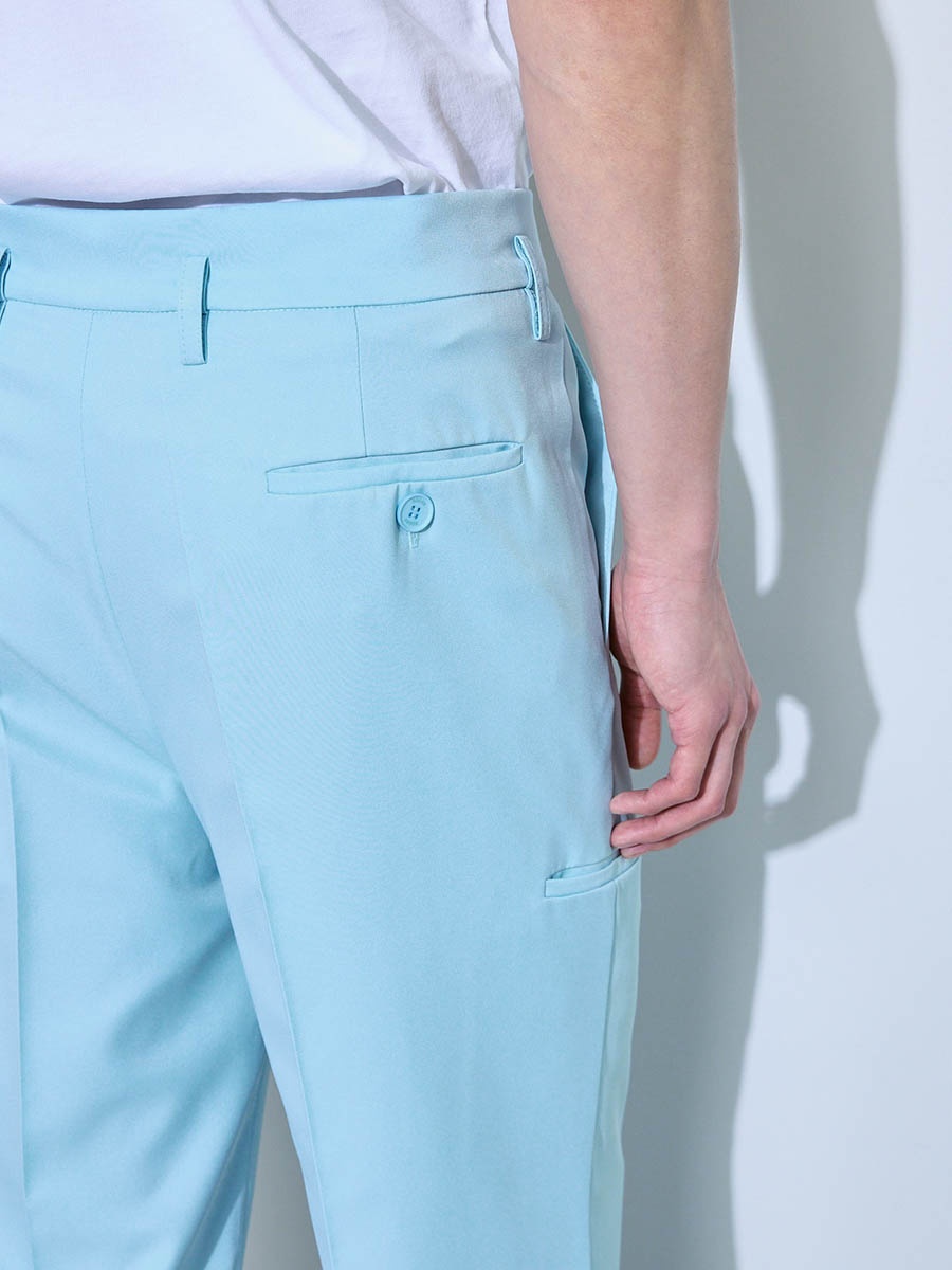 Брюки голубые 