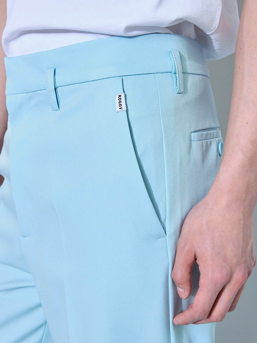 Брюки голубые 