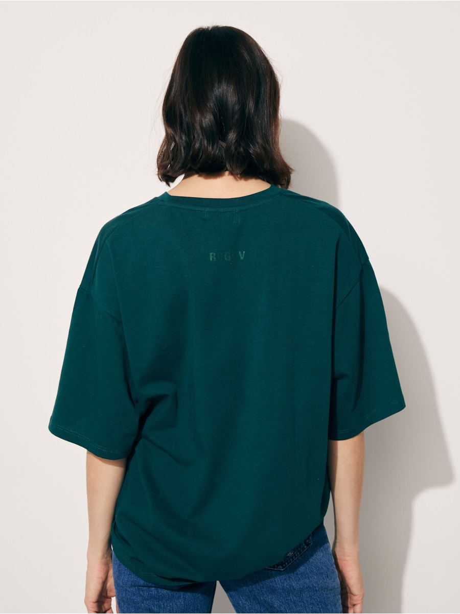 Набор из трех футболок oversize/green