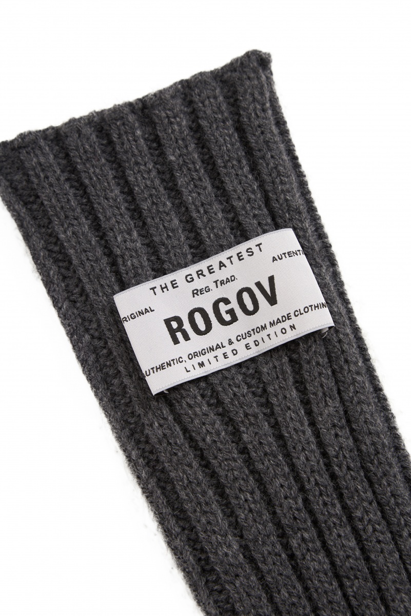 Перчатки серые 