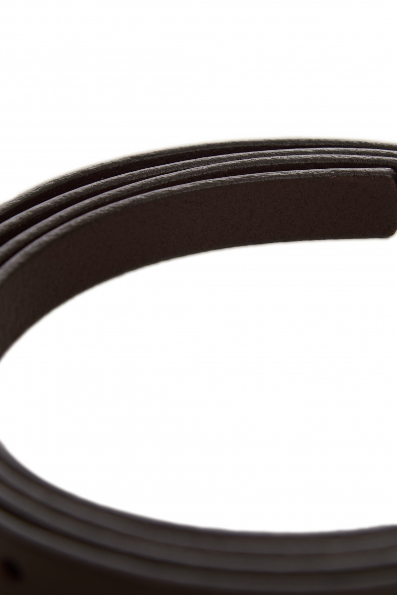 Ремень ROGOV коричневый узкий 