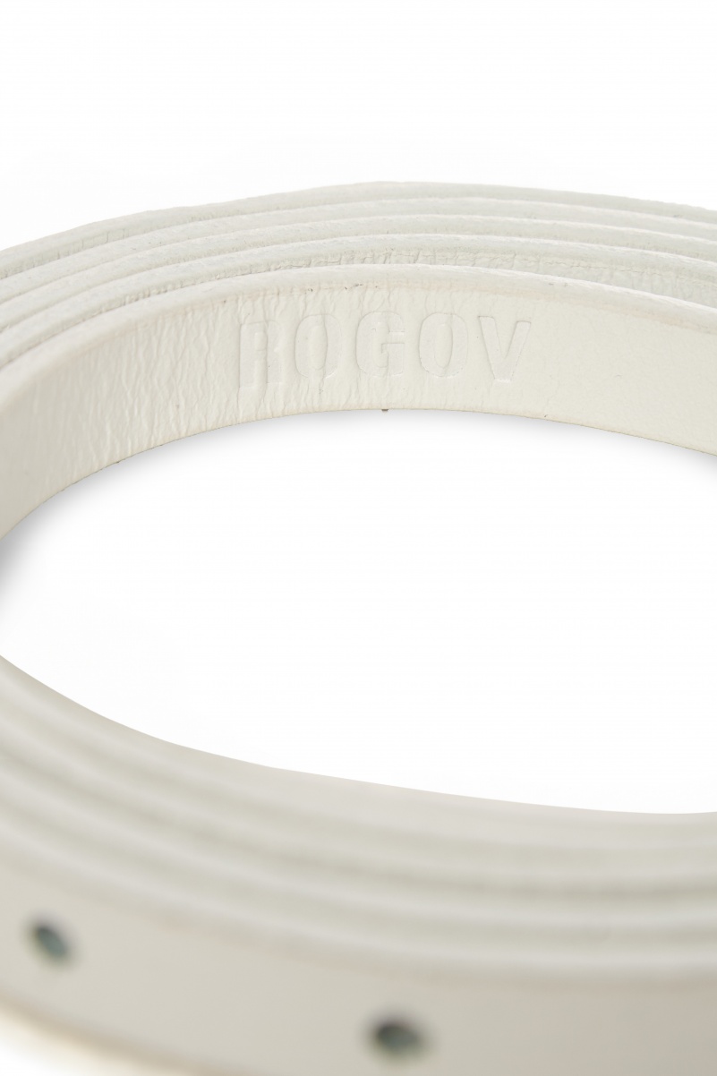 Ремень ROGOV белый