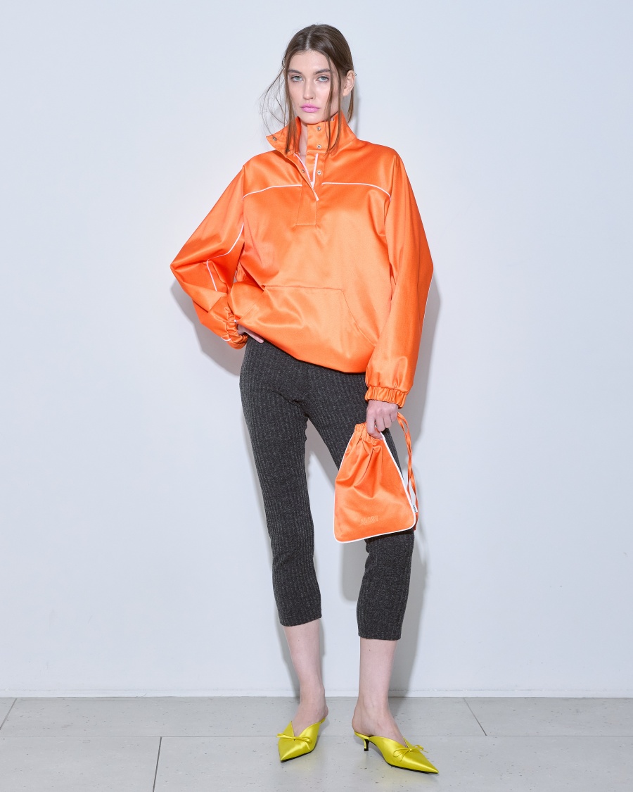 Сумка-мешок оранжевая 