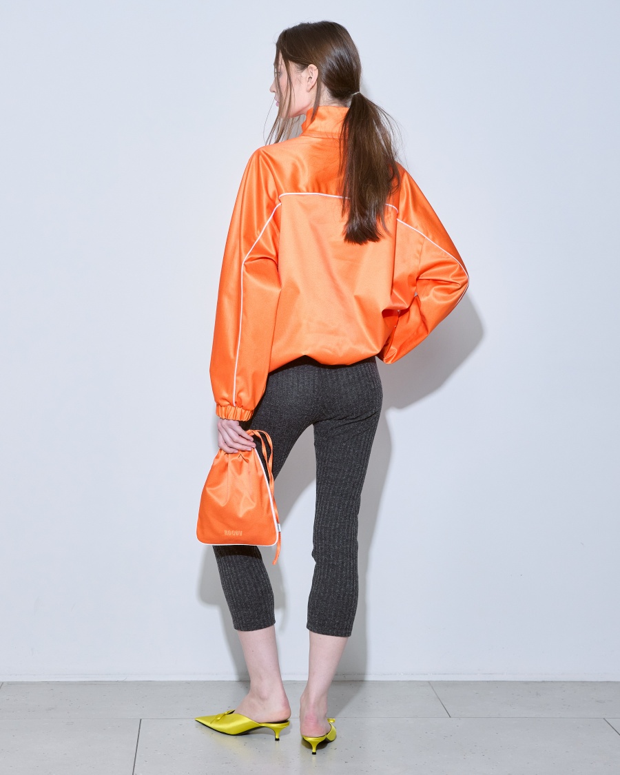 Сумка-мешок оранжевая 