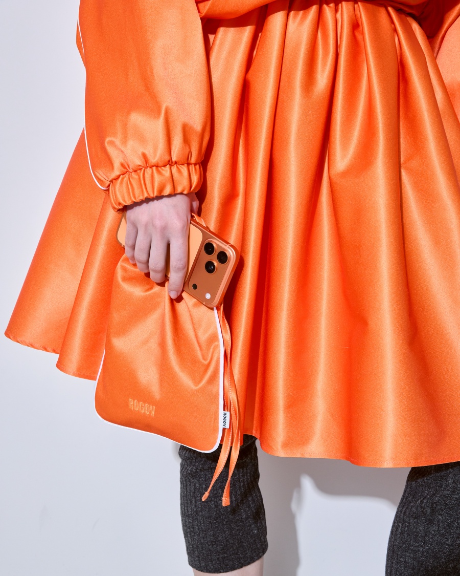 Сумка-мешок оранжевая 