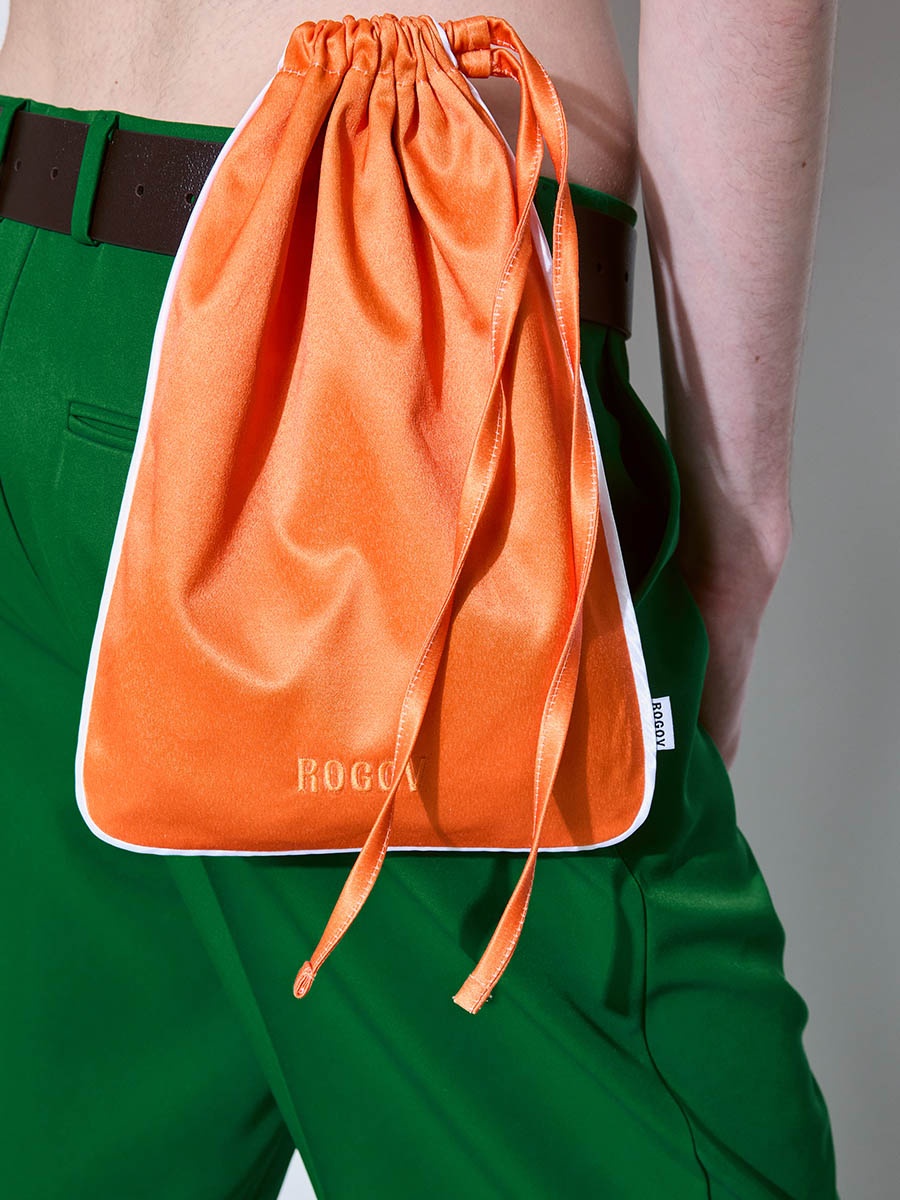 Сумка-мешок оранжевая 