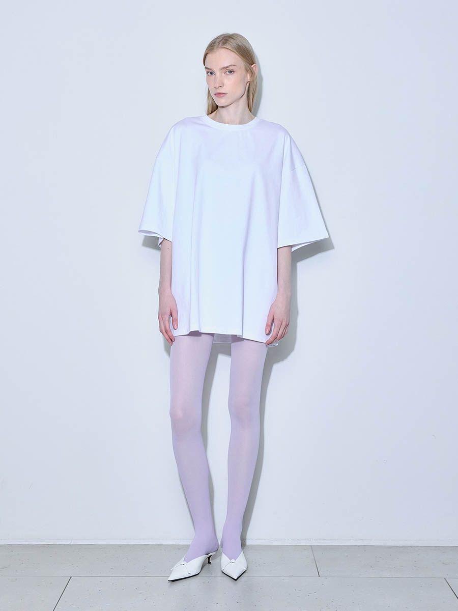 Футболка белая oversize