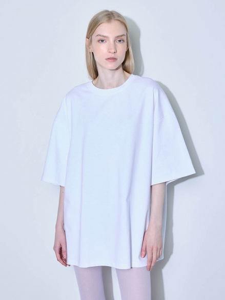 Футболка белая oversize