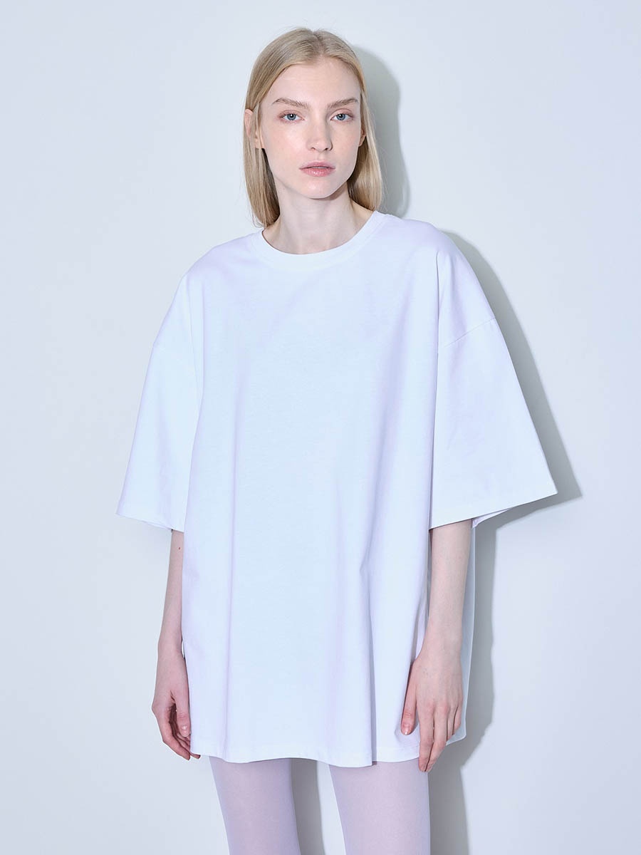 Футболка белая oversize