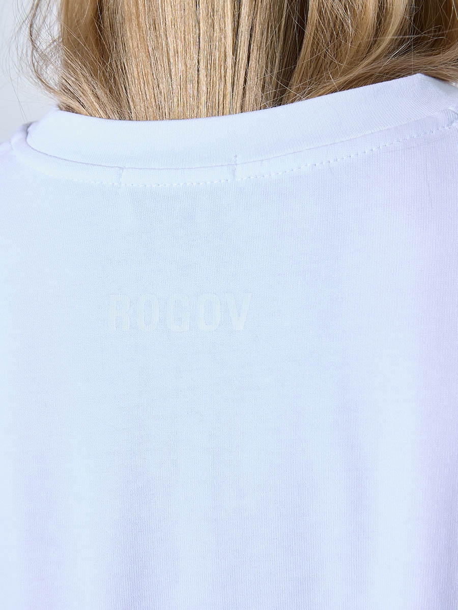 Футболка белая oversize