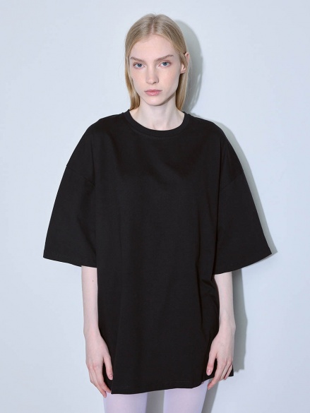 Футболка черная oversize