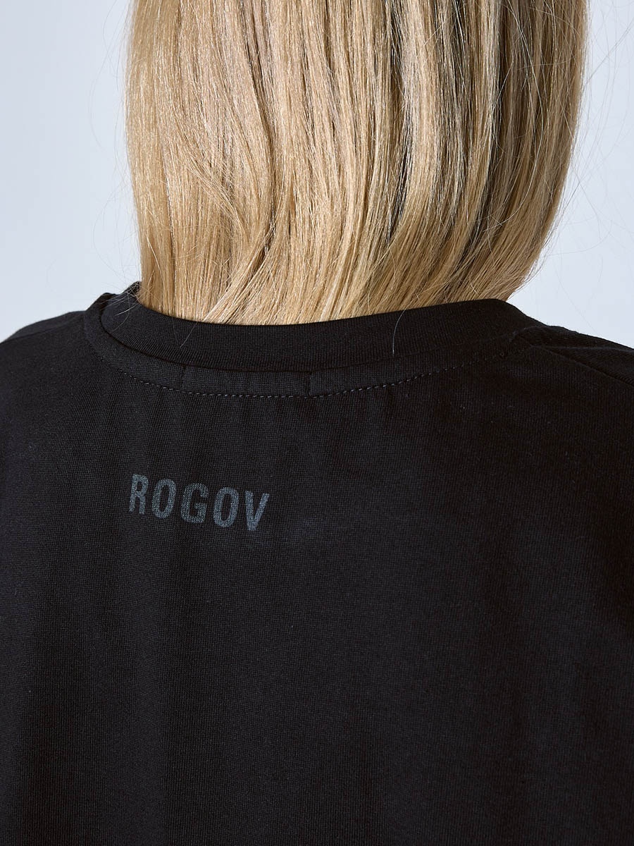 Футболка черная oversize