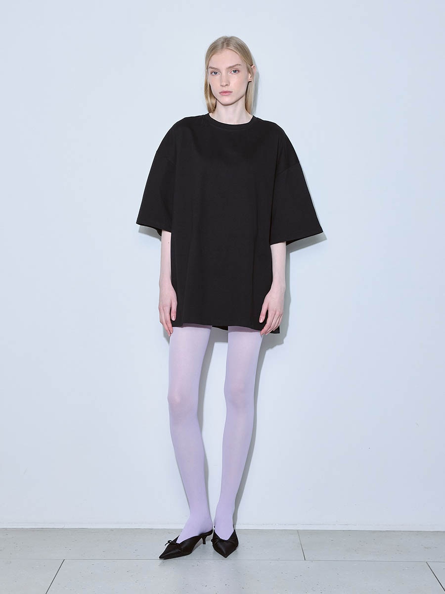 Футболка черная oversize