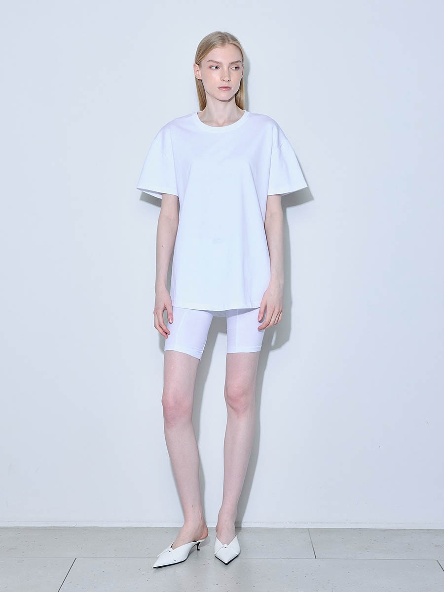 Футболка белая  fit