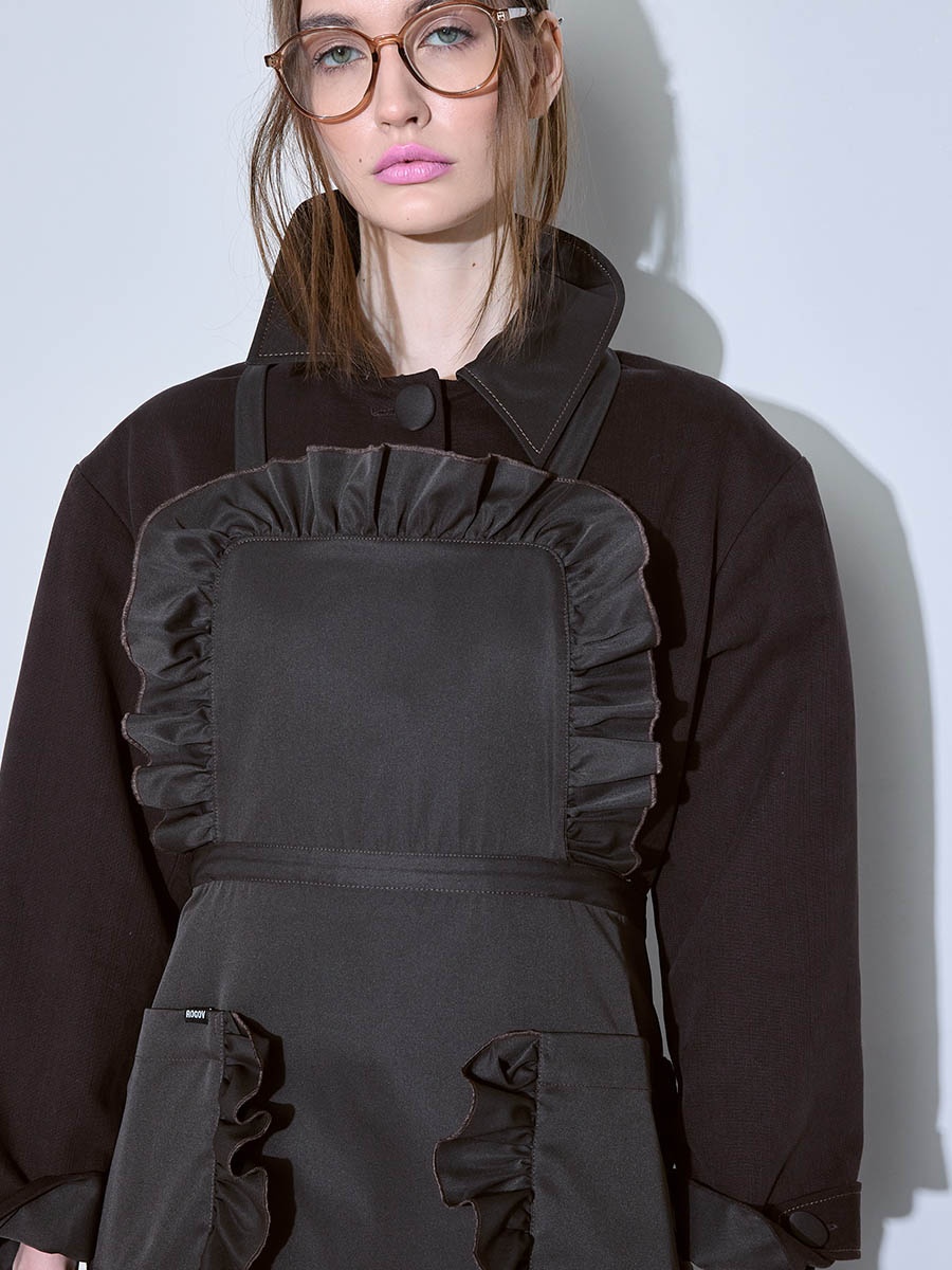 Фартук коричневый 