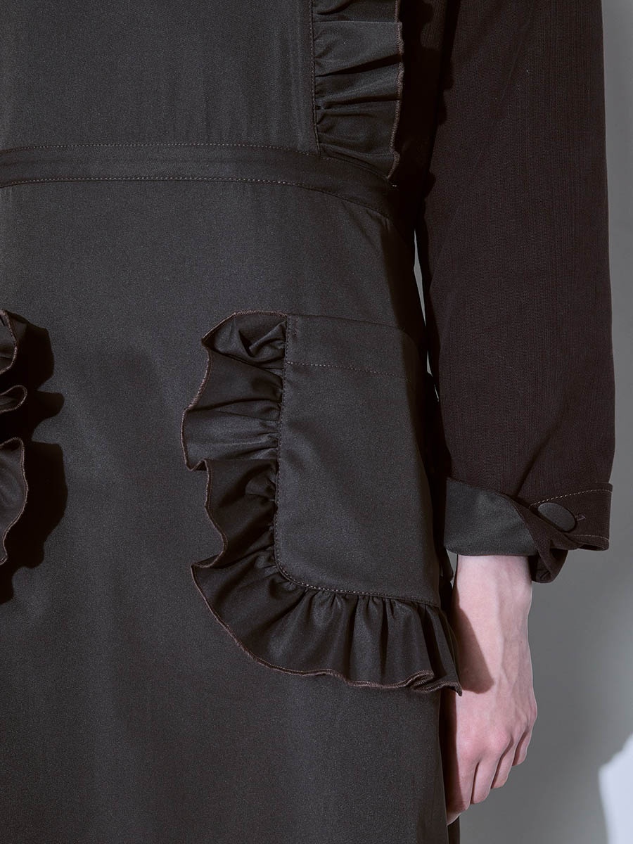 Фартук коричневый 