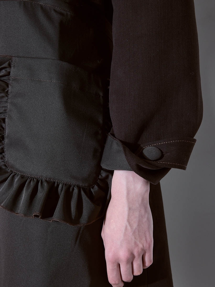 Фартук коричневый 