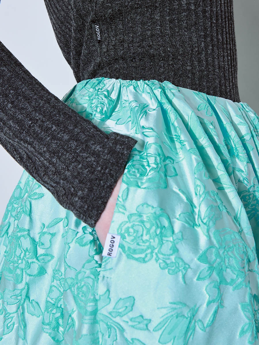 Юбка бирюзовая 