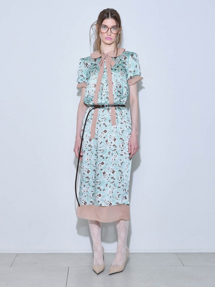 Платье голубое 