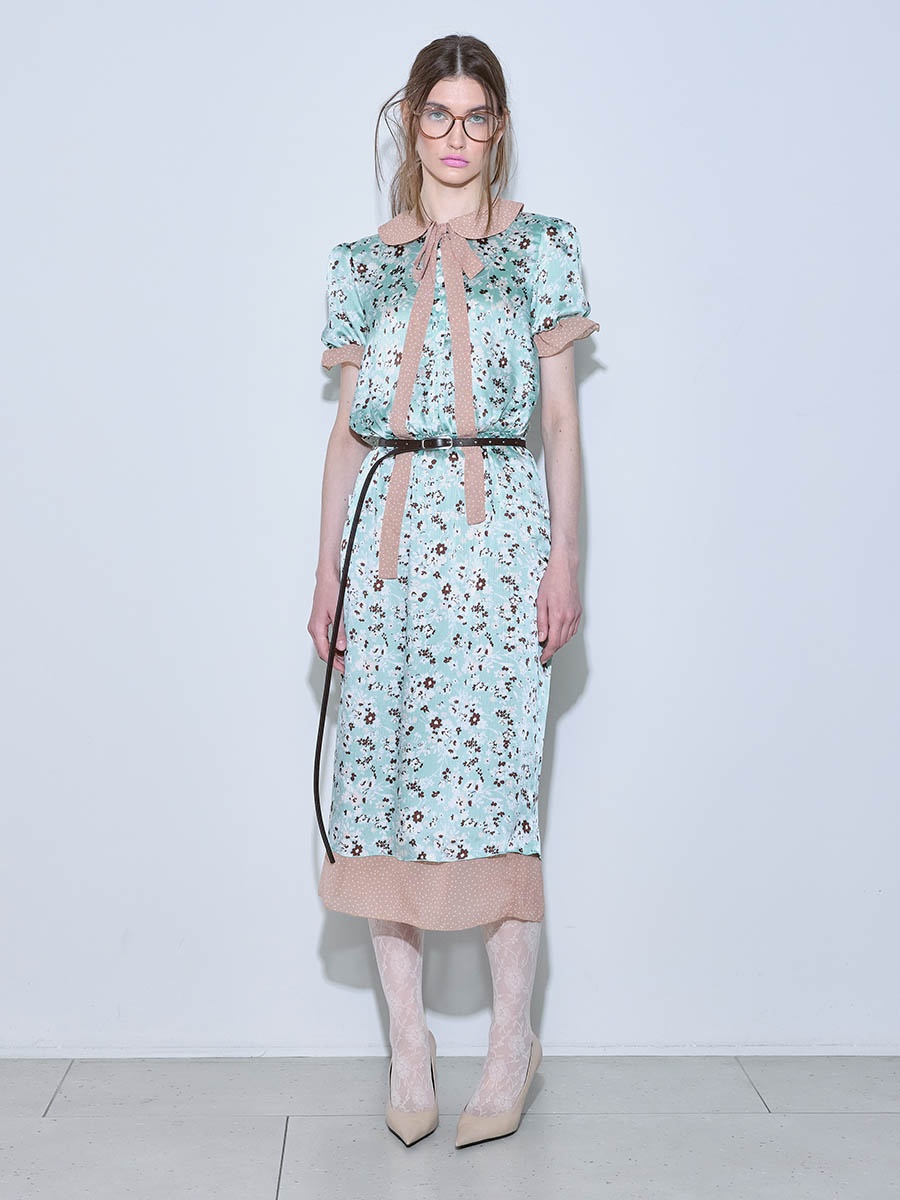 Платье голубое 