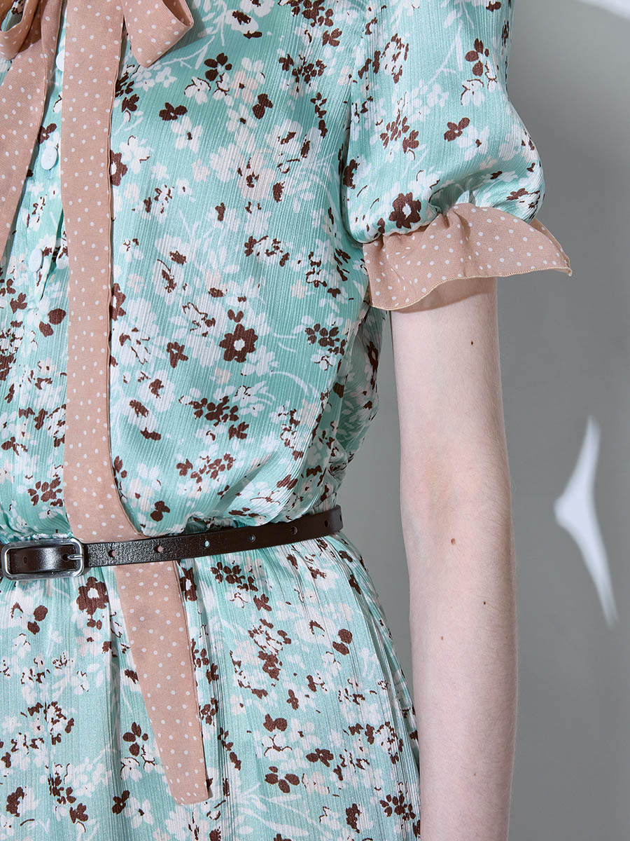 Платье голубое 