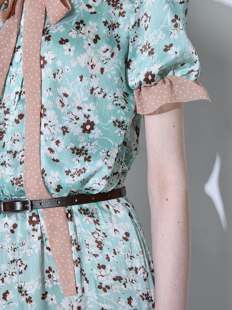 Платье голубое 