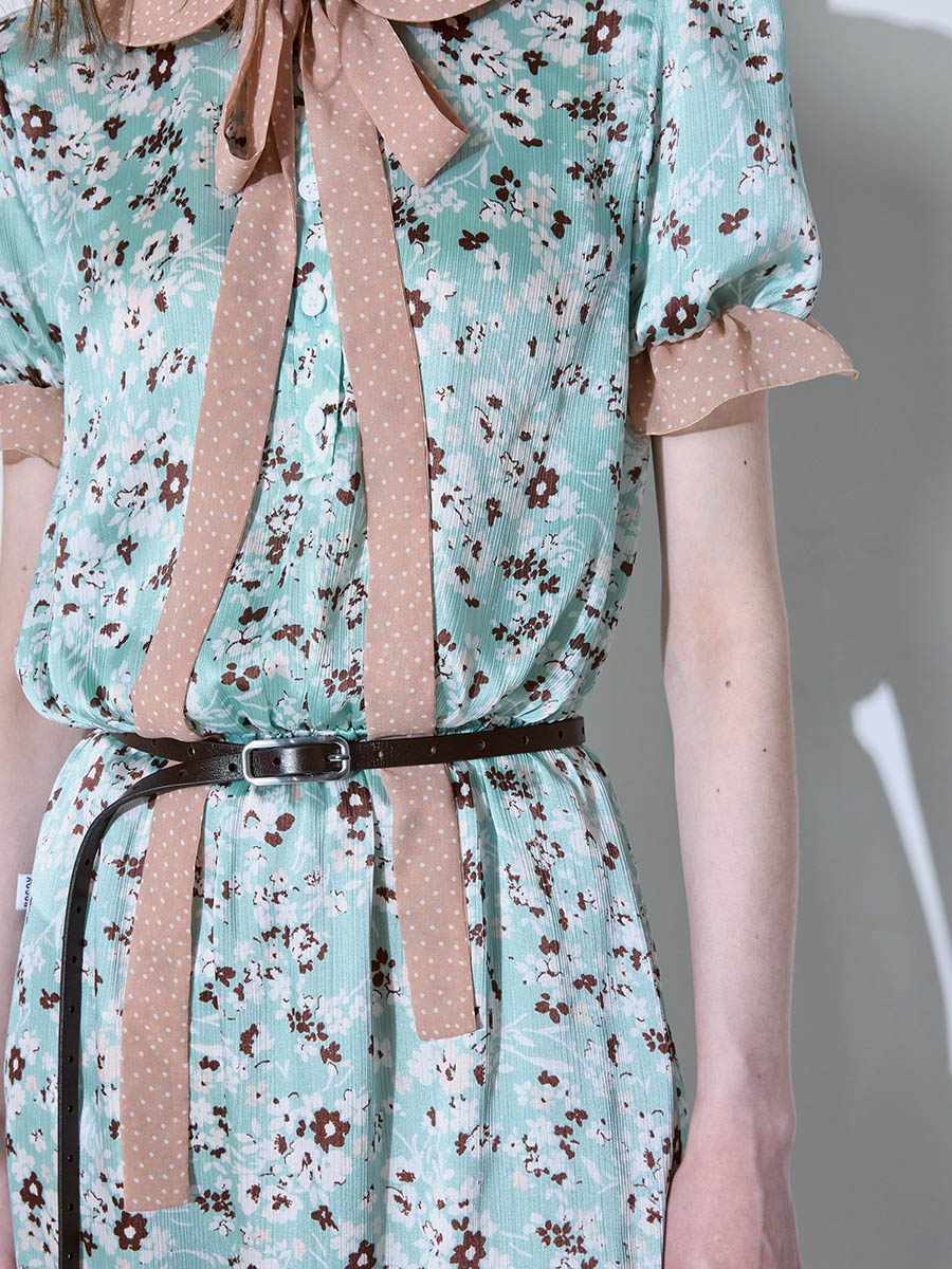 Платье голубое 