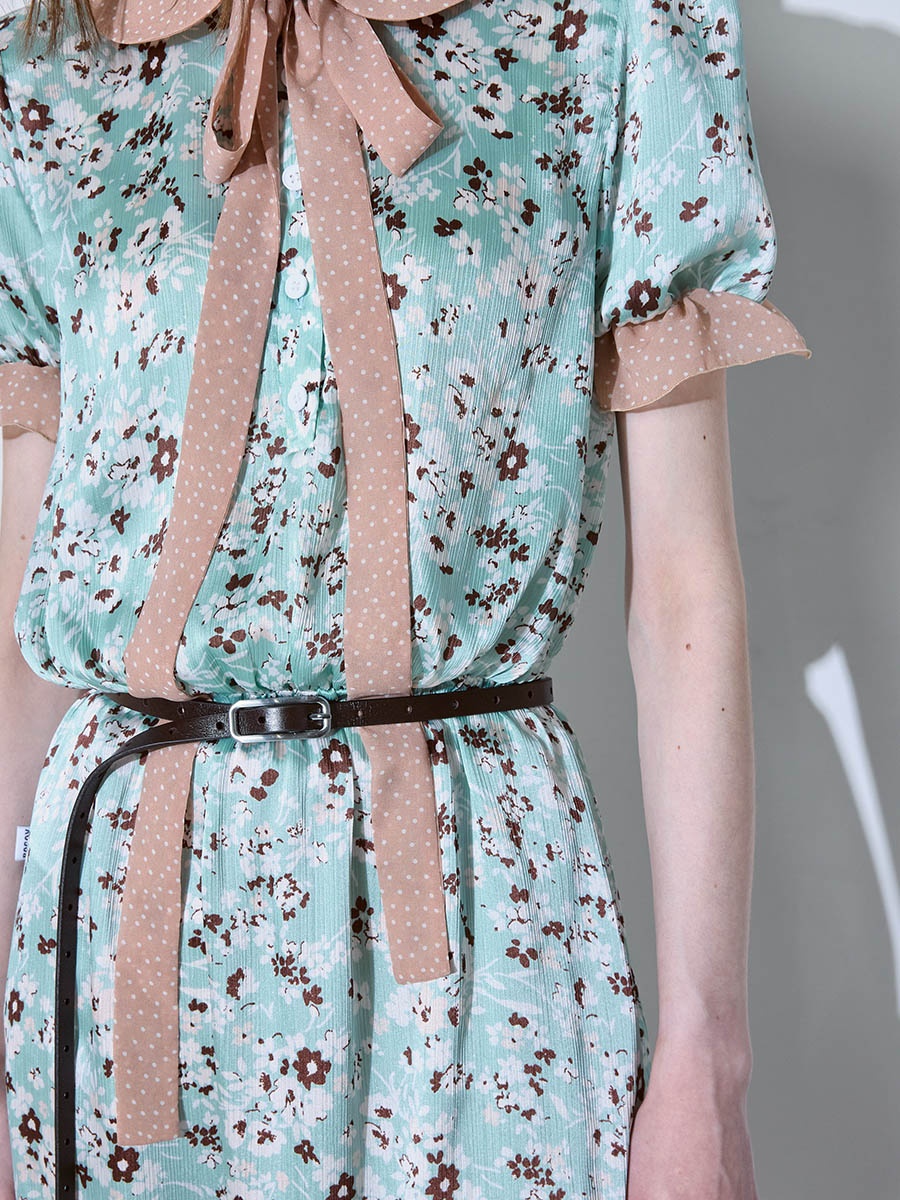 Платье голубое 