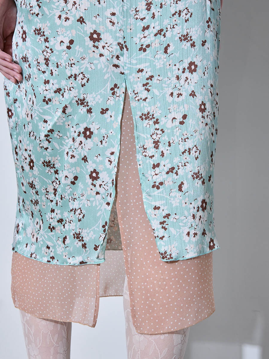 Платье голубое 