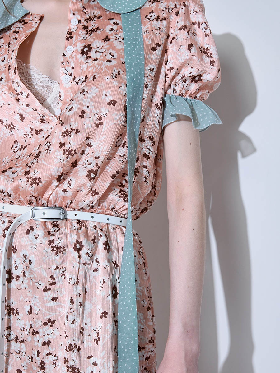 Платье розовое