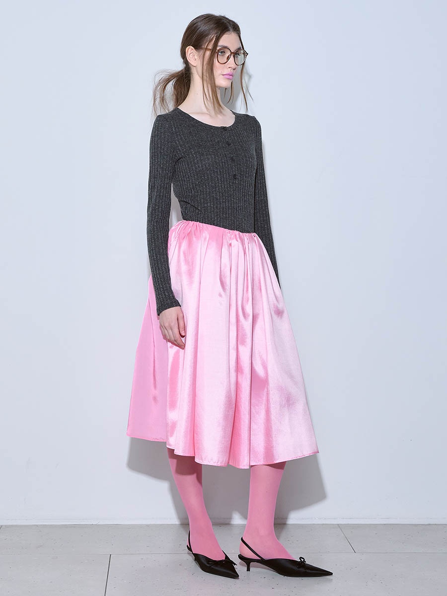 Юбка розовая 