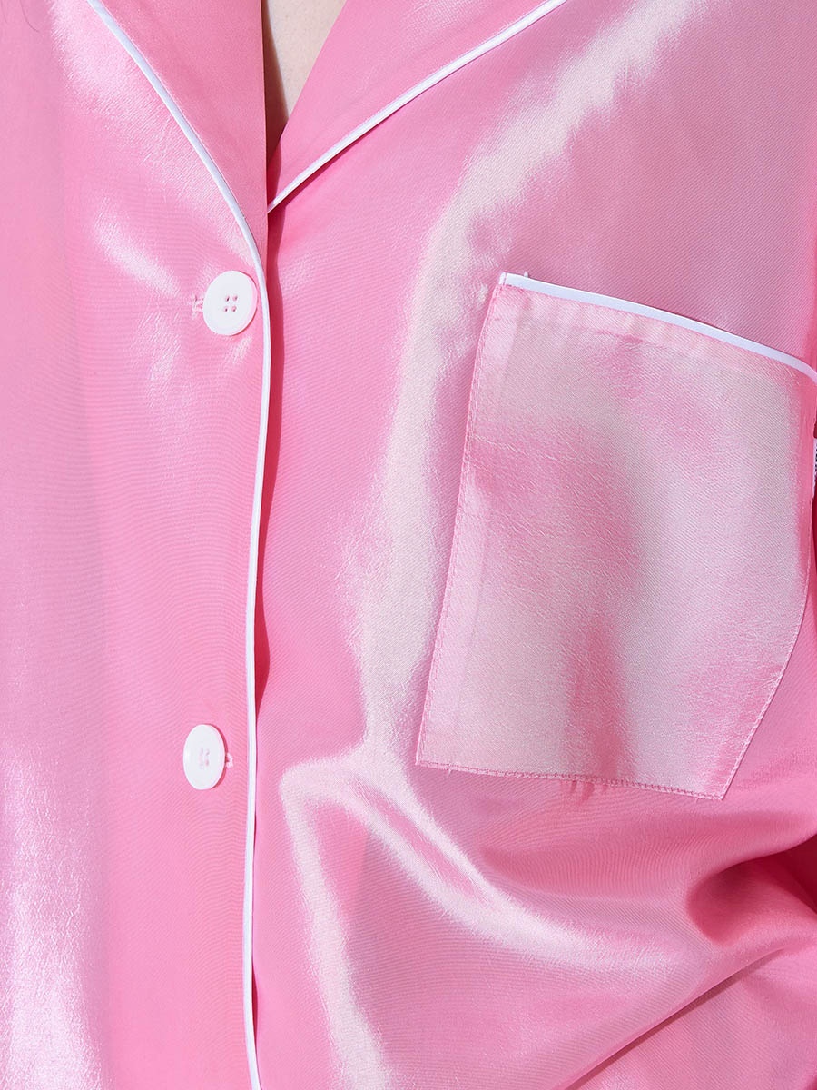 Рубашка розовая 