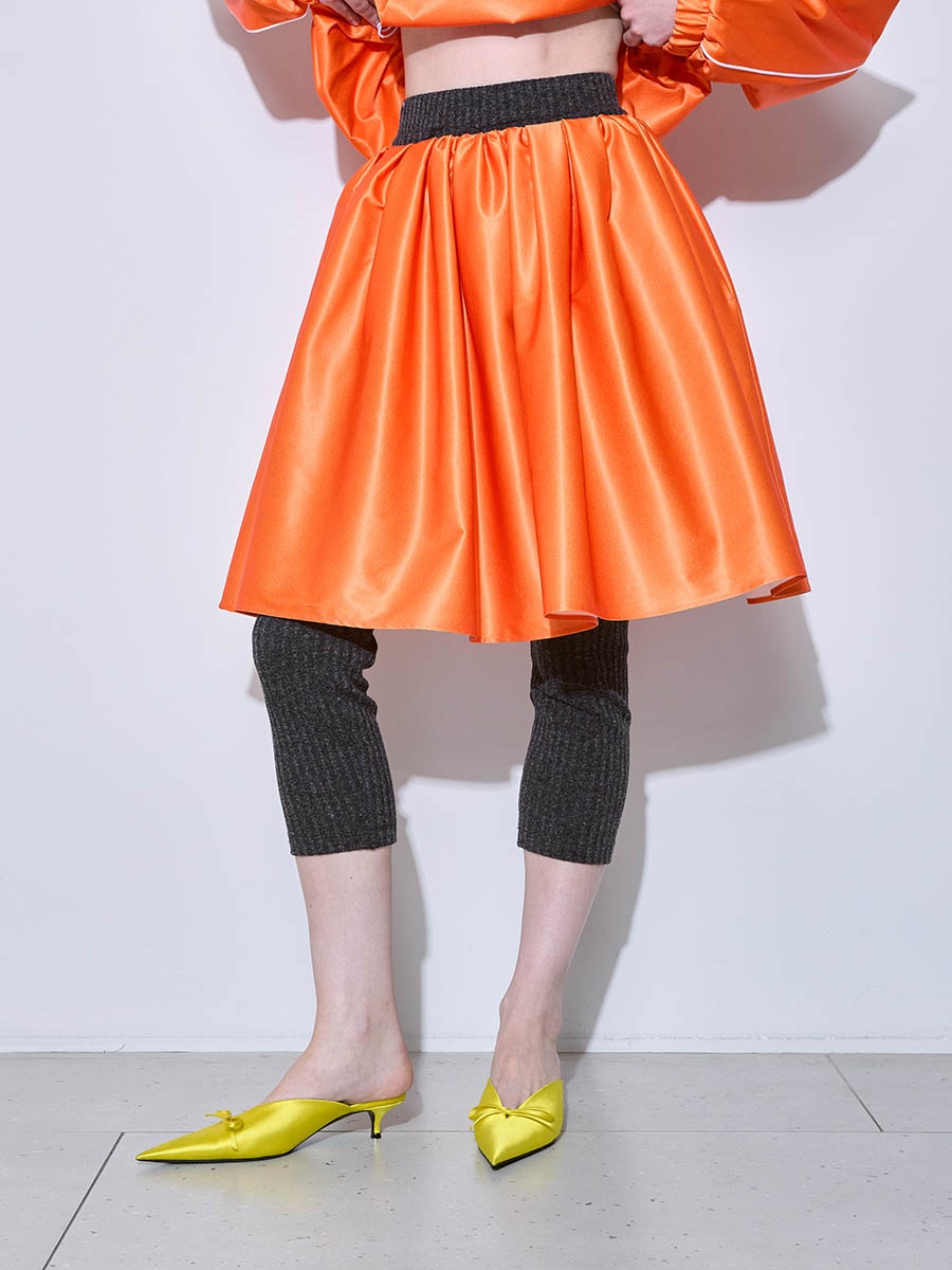 Юбка оранжевая