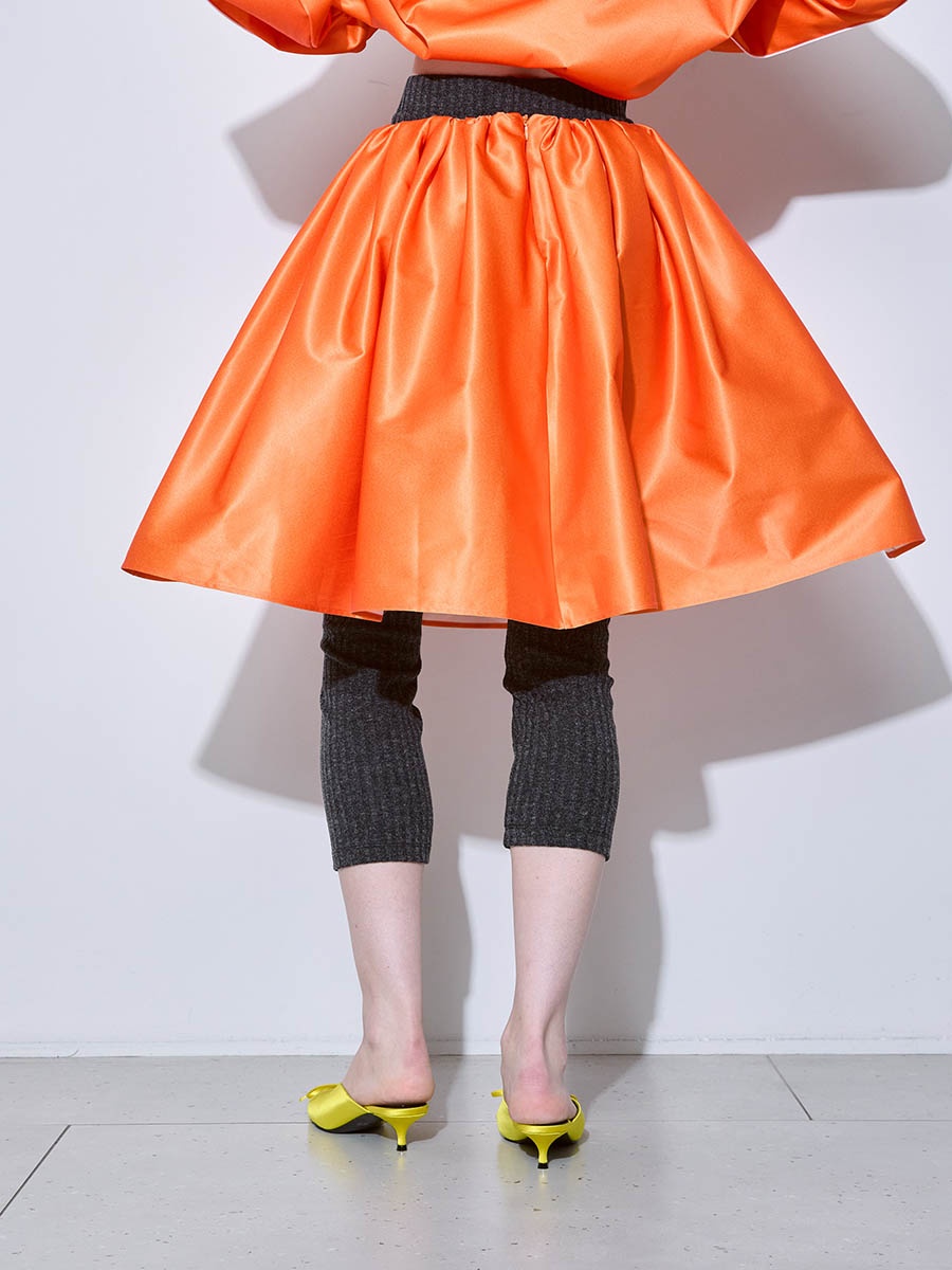 Юбка оранжевая