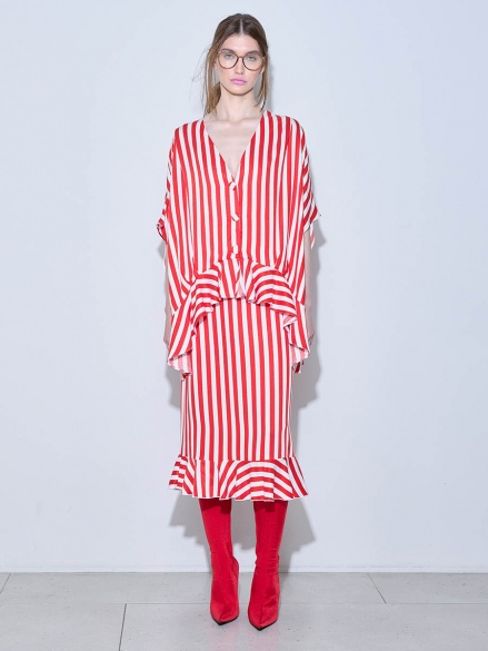 Юбка в полоску 