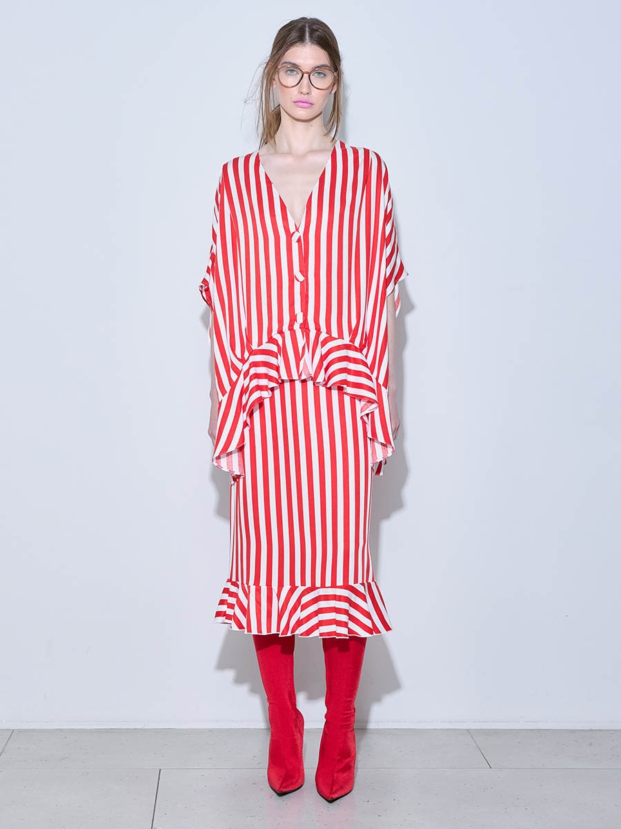 Блуза в полоску