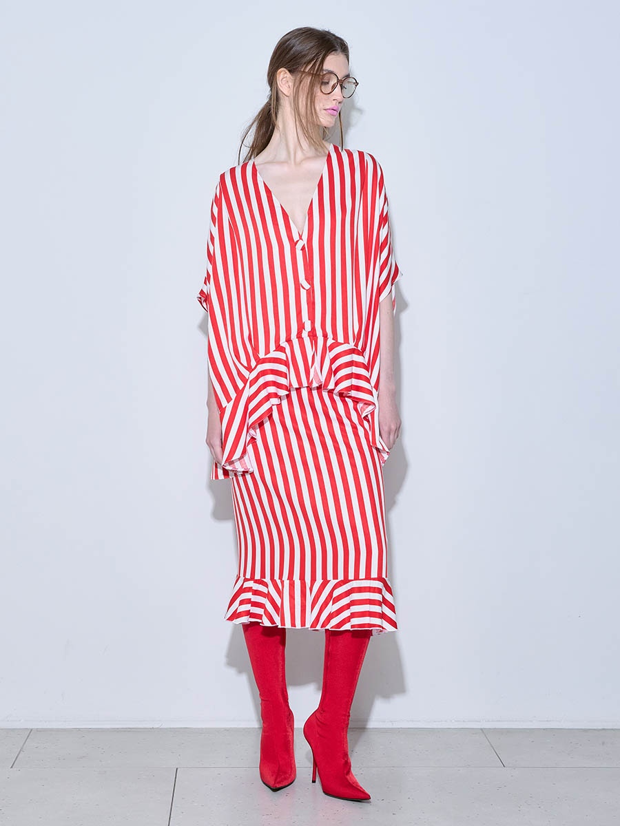 Блуза в полоску