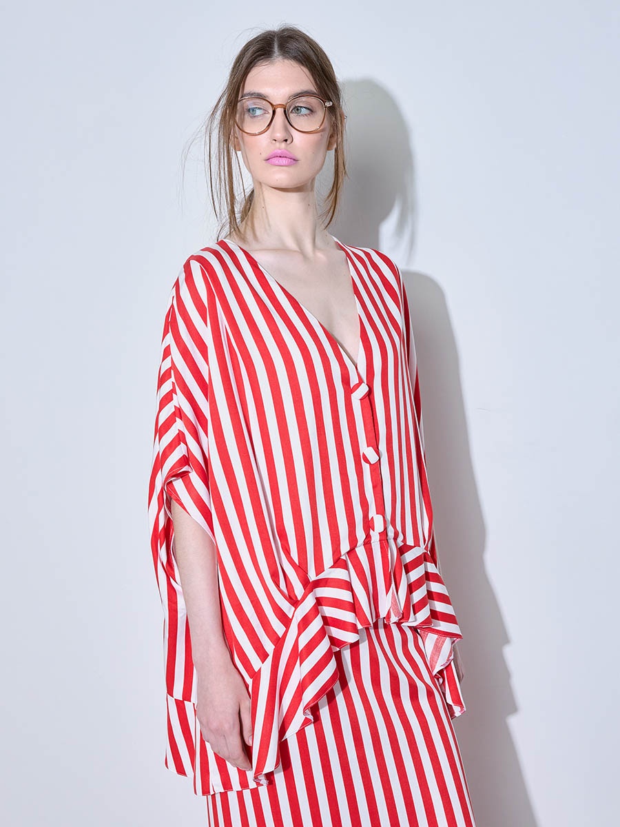 Блуза в полоску