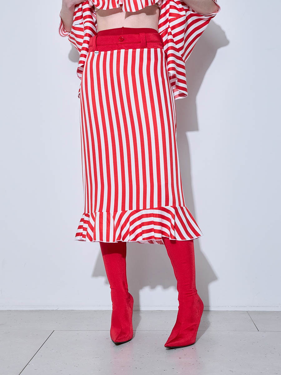 Юбка в полоску 