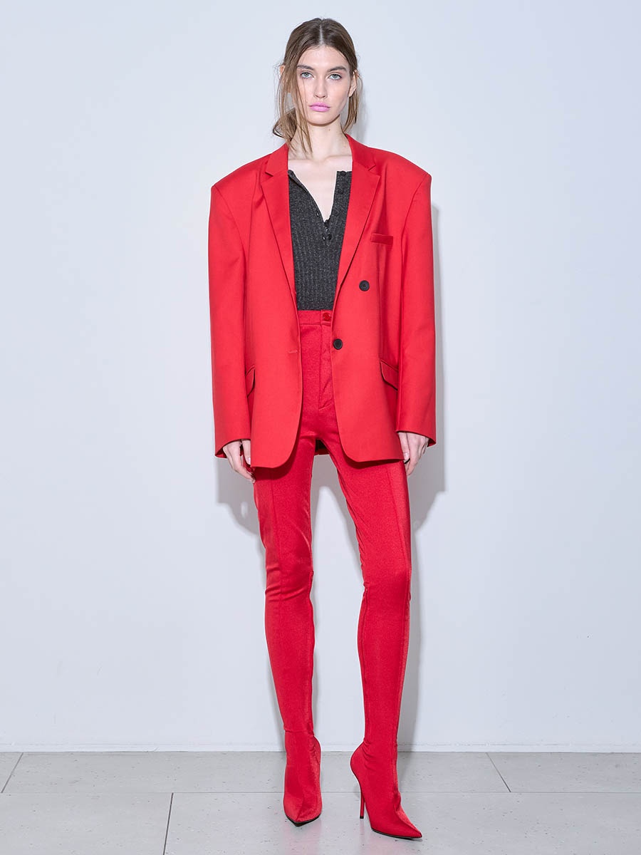 Жакет красный