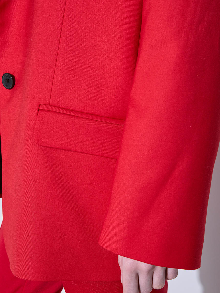 Жакет красный