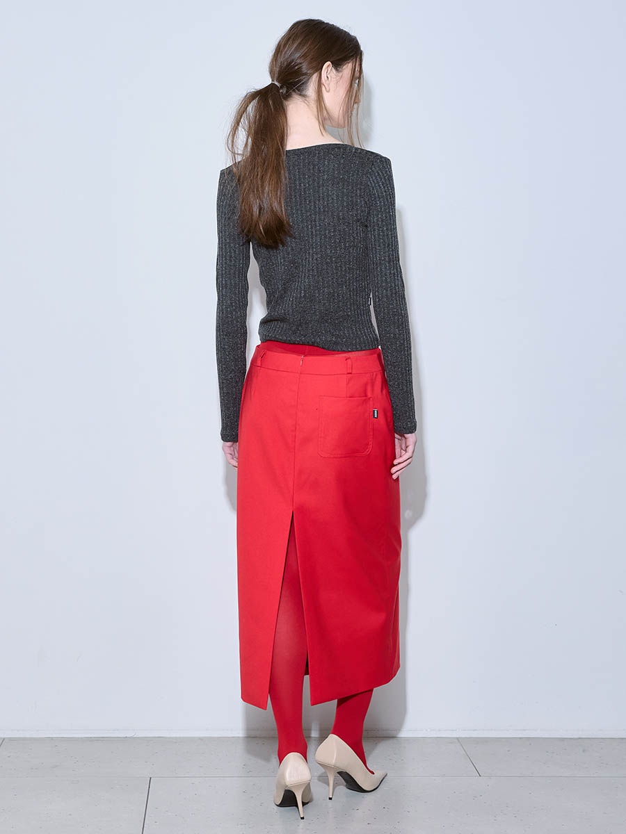 Юбка красная 