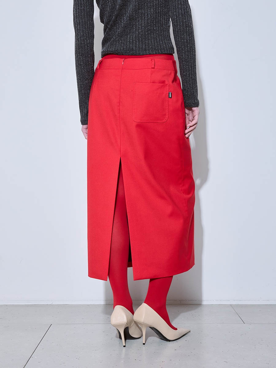 Юбка красная 