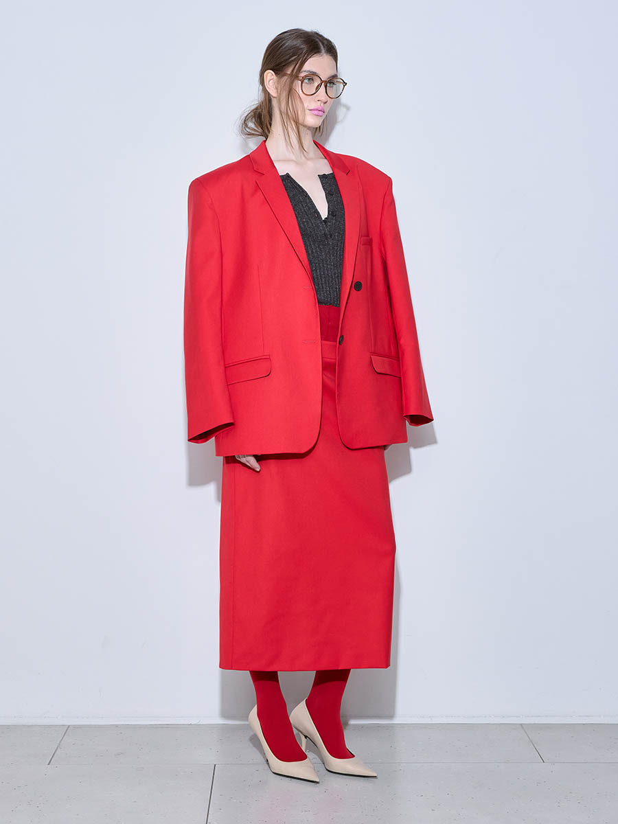 Жакет красный